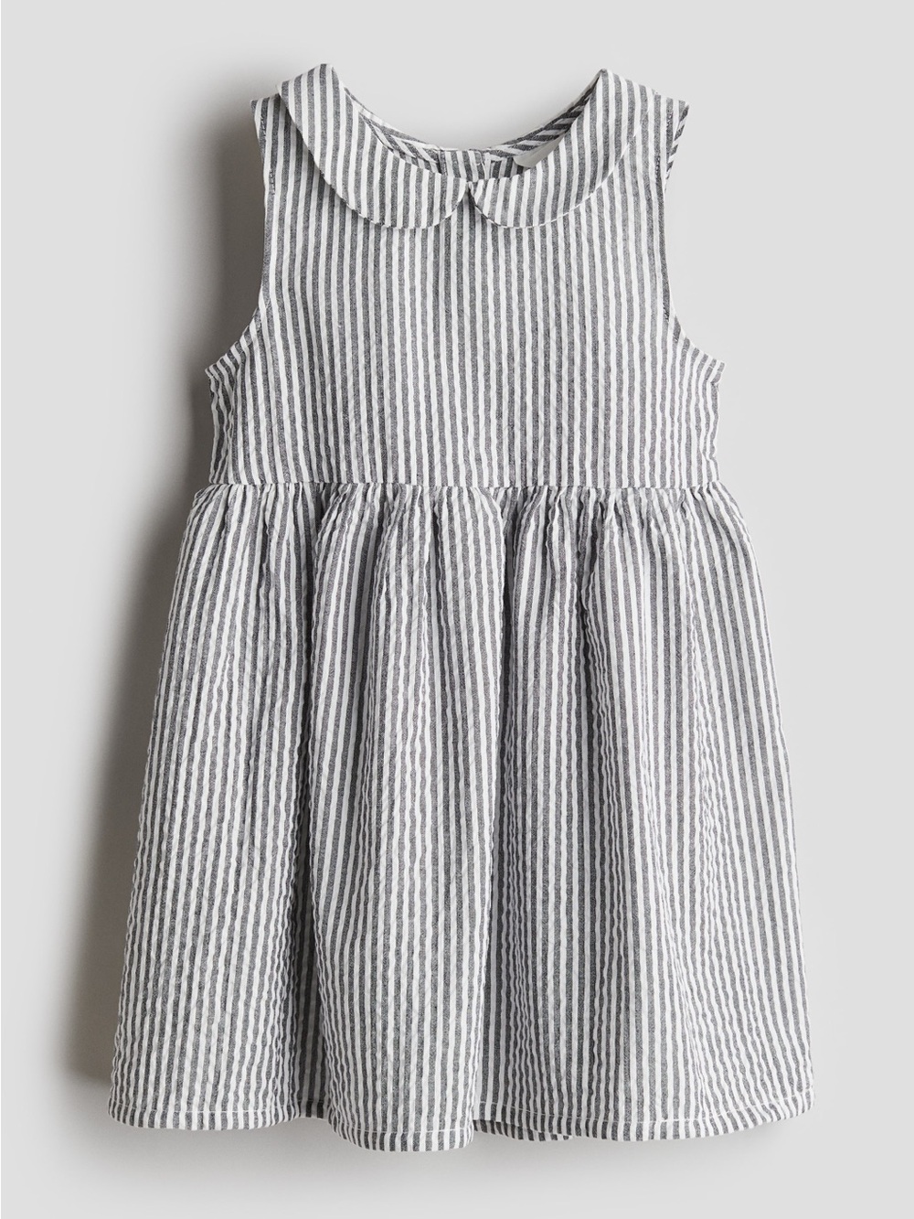 H&M Stripe Peter Pan Collar Dress